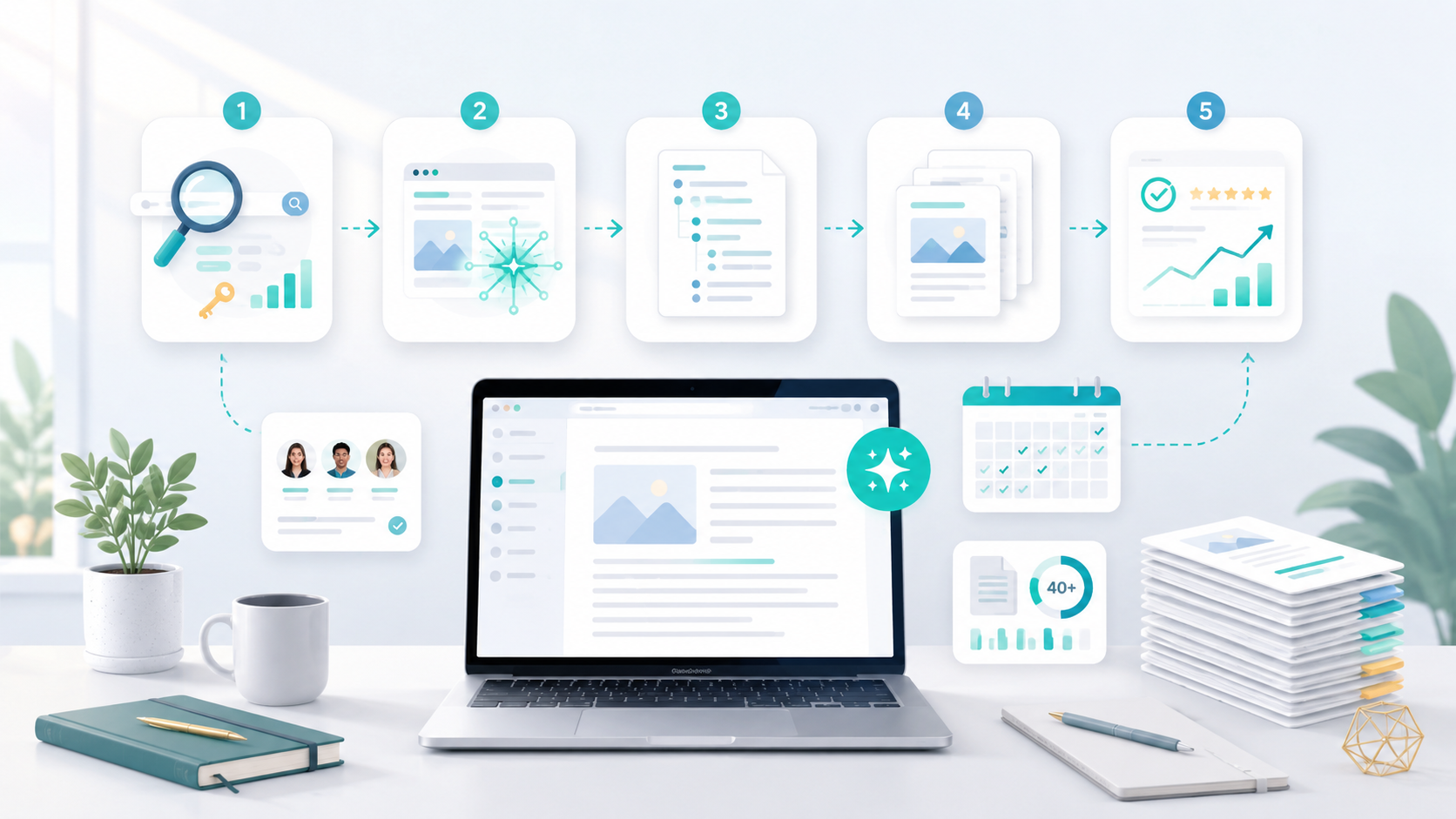 How Freelance SEO Writers Use AI in 2026: 5-Step Workflow to 40+ Articles/Month
